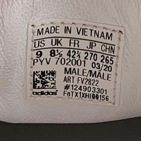 ADIDAS Superstar Snakeskin Chalk White Men's Sneaker Sz. 9 EUC - Picture 3 of 10